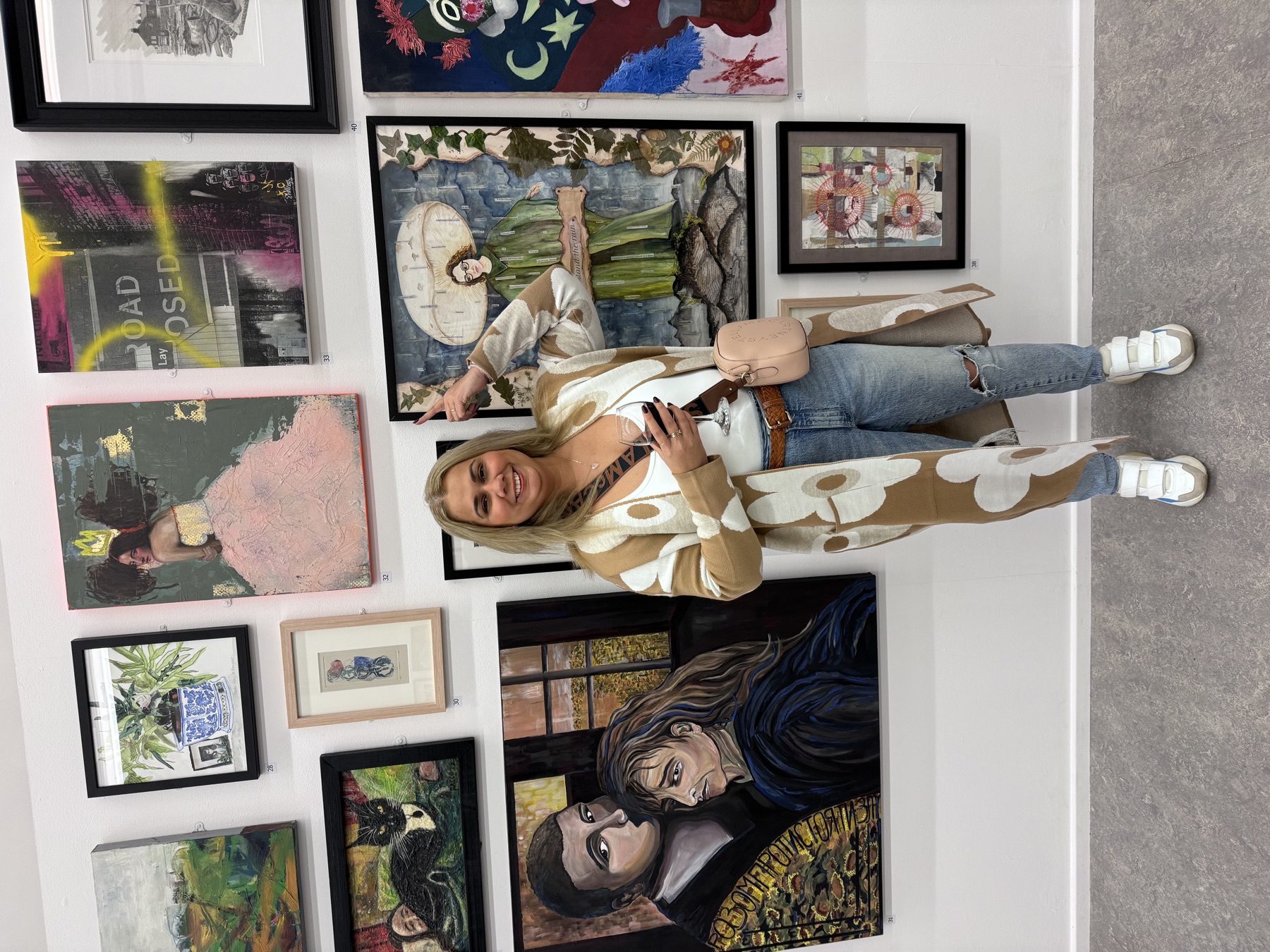 Vivi at Salford Museum with The Unsteady Crown, 2024